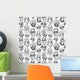 Funny Characters Ornament Wall Decal