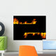 Fire background Wall Mural
