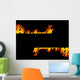 Fire background Wall Mural