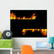 Fire background Wall Mural