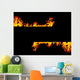 Fire background Wall Mural