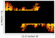 Fire background Wall Mural