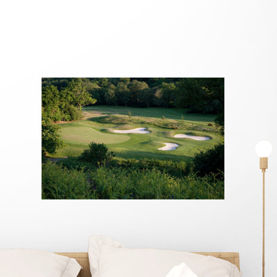 Golf Green Early Evening shown on a wall
