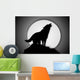 Wolf - Illustration Wall Mural