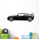 black sportscar Wall Decal