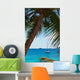 Seascape view with a yacht Wall Mural