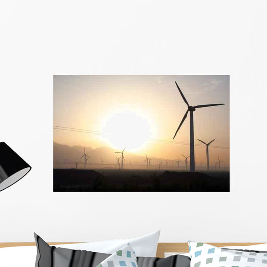 Windfarm Wall Decal Design 1