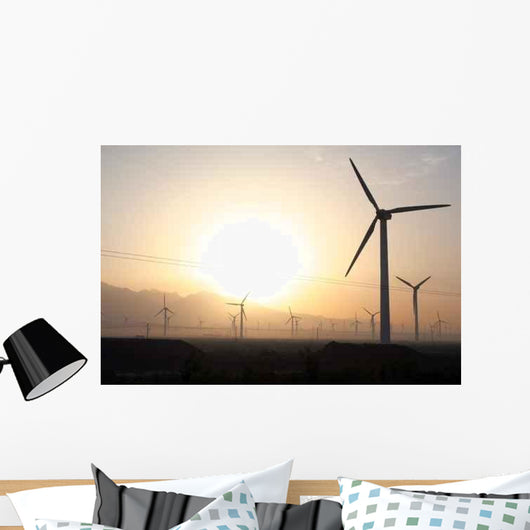 Windfarm Wall Decal Design 1
