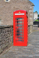Red British Telephone Box Wall Mural