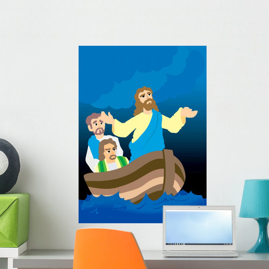 calming of the storm Wall Mural