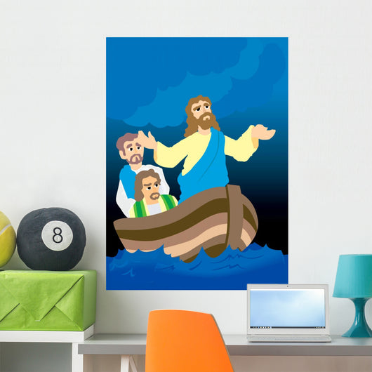 calming of the storm Wall Mural