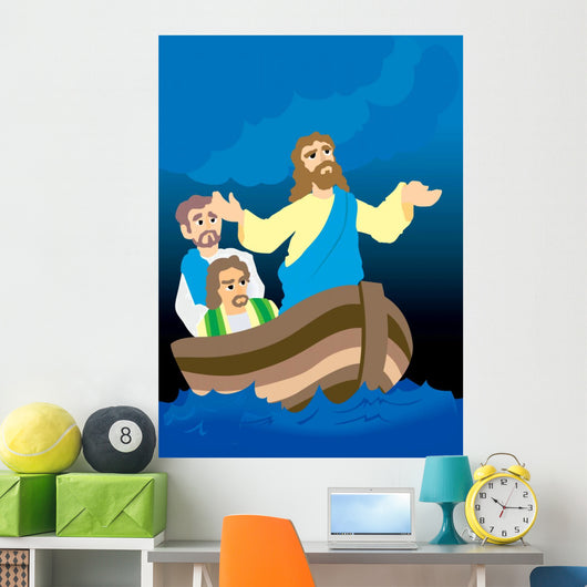 calming of the storm Wall Mural