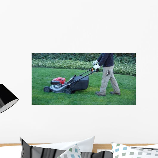 Lawn Mowing Wall Decal Design 3