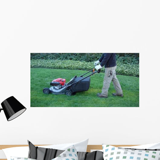 Lawn Mowing Wall Decal Design 3