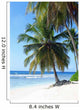 palm trees on tropical island beach Wall Mural