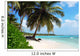 Tropical Island Beach With Palm Trees Wall Mural