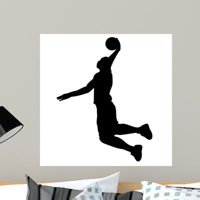 Ball Game Wall Mural shown on a wall