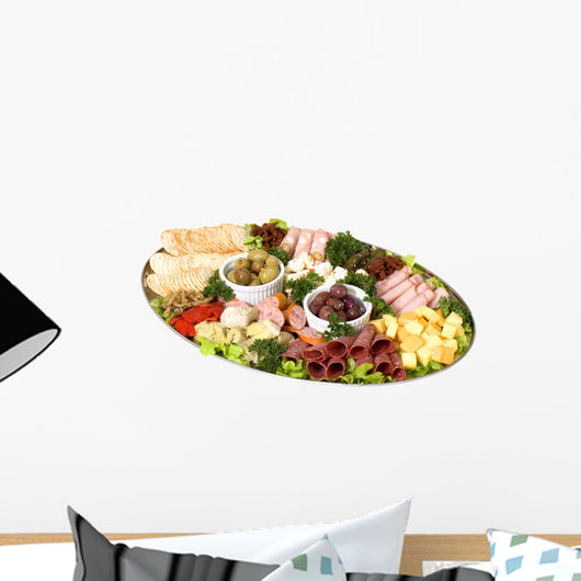 Antipasto Catering Platter Wall Decal