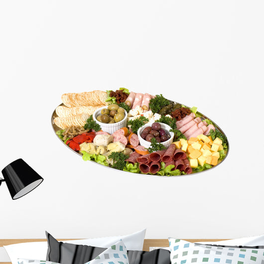 Antipasto Catering Platter Wall Decal