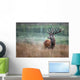 deer hunting deer slab wood forest horn mammal proud king s Wall Mural