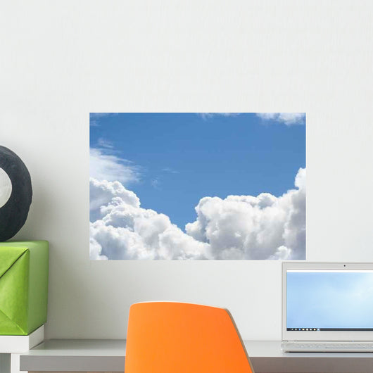 White Clouds Wall Decal Design 1