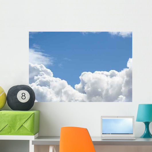 White Clouds Wall Decal Design 1