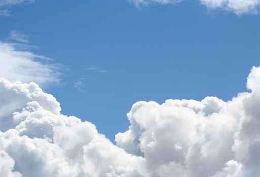 White Clouds Wall Decal Design 1