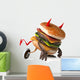 Devilish Hamburger Wall Decal