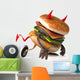 Devilish Hamburger Wall Decal