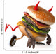 Devilish Hamburger Wall Decal