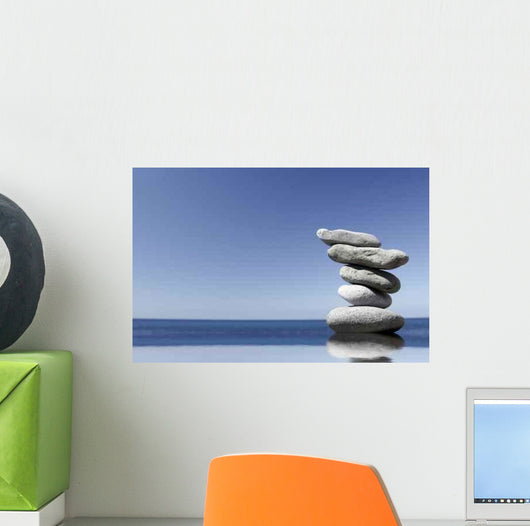 Pebble Stack Water Wall Decal