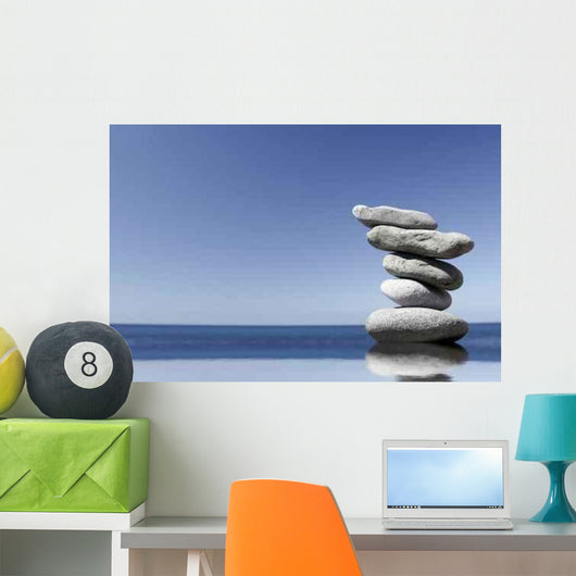 Pebble Stack Water Wall Decal