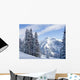 Winter Alps Wall Decal Design 3