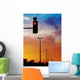 Red Traffic Light and Wall Decal
