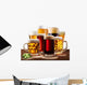 Still-life with beer glasses. Wall Decal