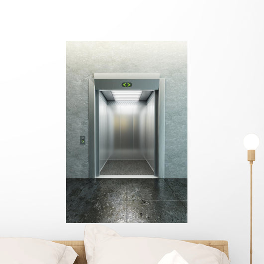 modern elevator Wall Mural