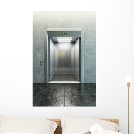 modern elevator Wall Mural