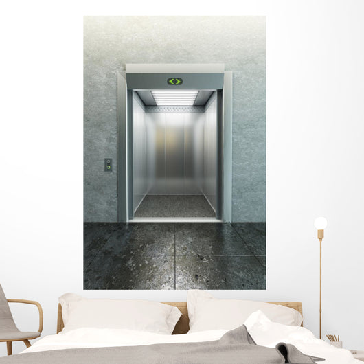 modern elevator Wall Mural