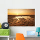 Sunset Evening Beach Wall Decal Design 1