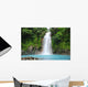 Blue waterfall in Costa Rica Wall Mural