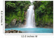Blue waterfall in Costa Rica Wall Mural
