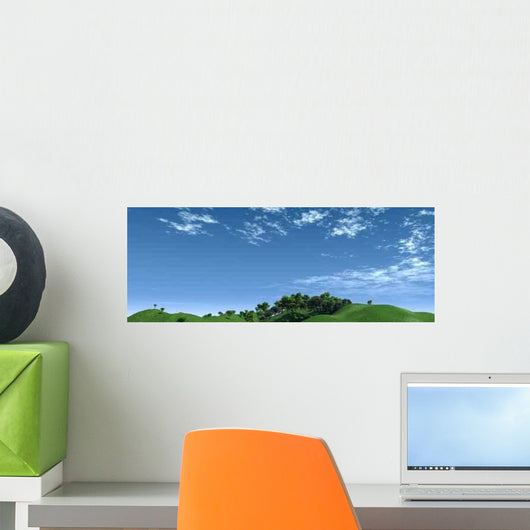 Half P Wall Decal