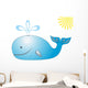 Whale Wall Mural