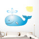 Whale Wall Mural