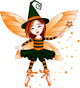 Halloween Cute Fairy Wall Decal
