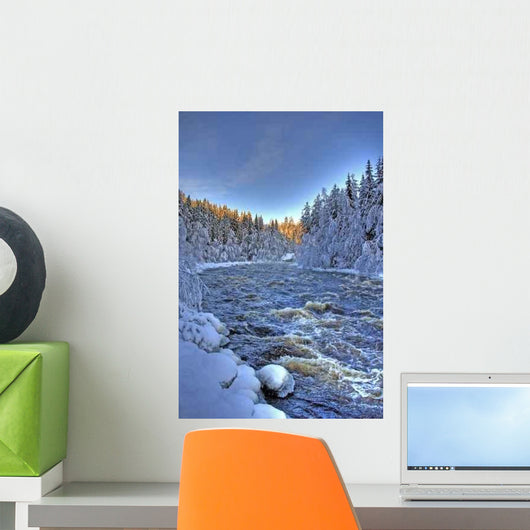 Whitewater Winter Wall Decal