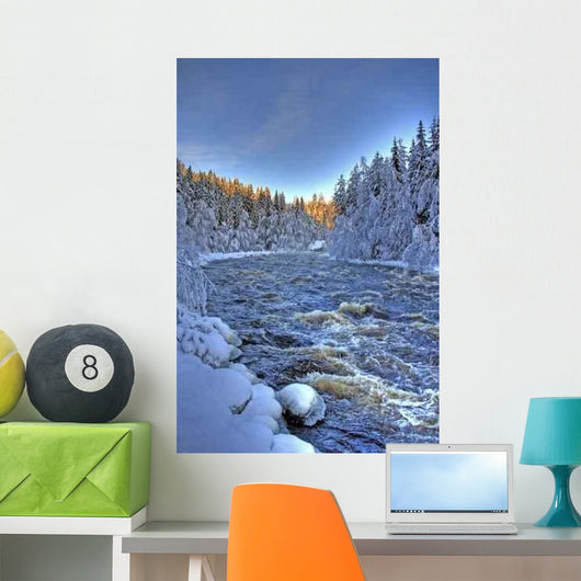 Whitewater Winter Wall Decal