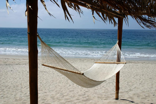 Inviting Hammock on the Beach Wall Mural