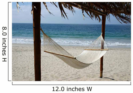 Inviting Hammock on the Beach Wall Mural