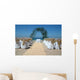 Beach Wedding with Chairs Wall Decal